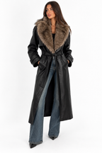 Trench Lungo Con Pelliccia You Decide
