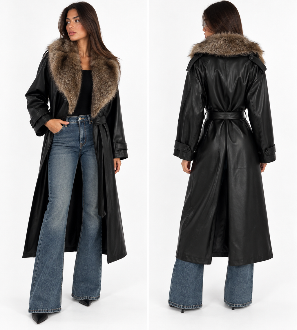 Trench Lungo Con Pelliccia You Decide