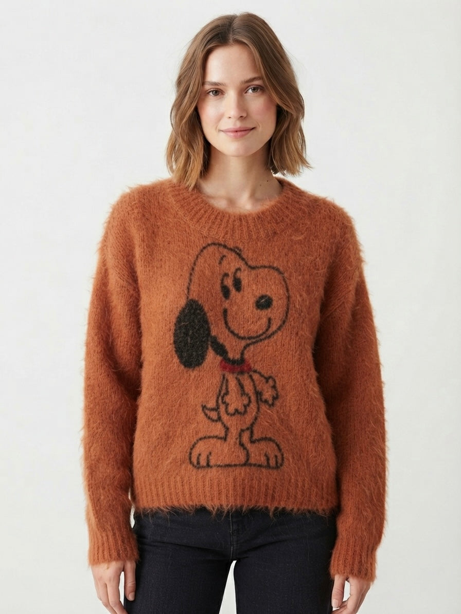Maglia Mohair Snoopy