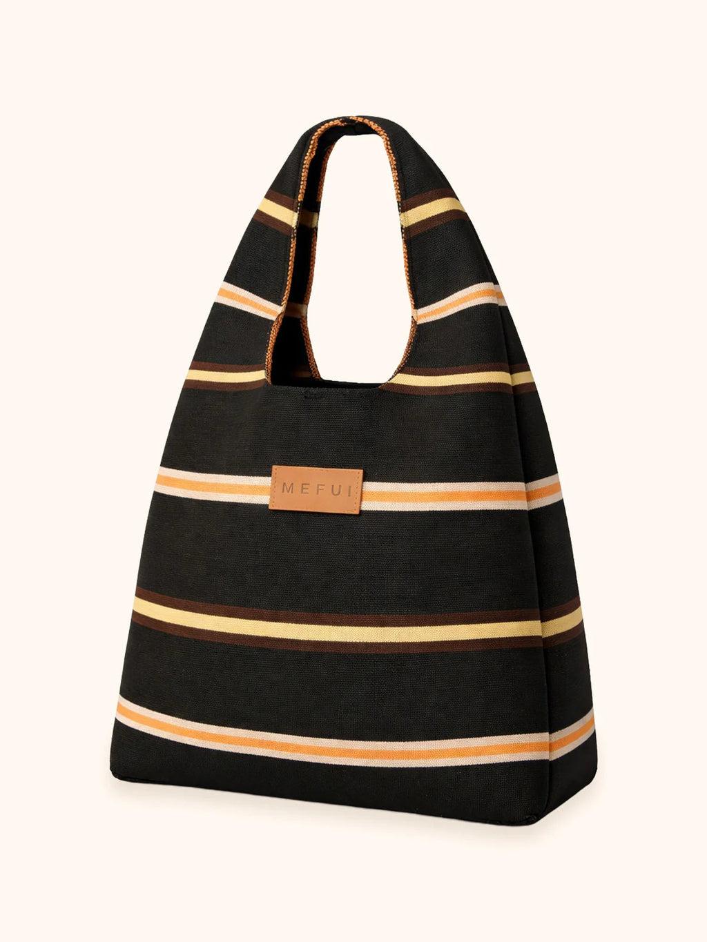 Me Fui Maxi Bag Black Rigata
