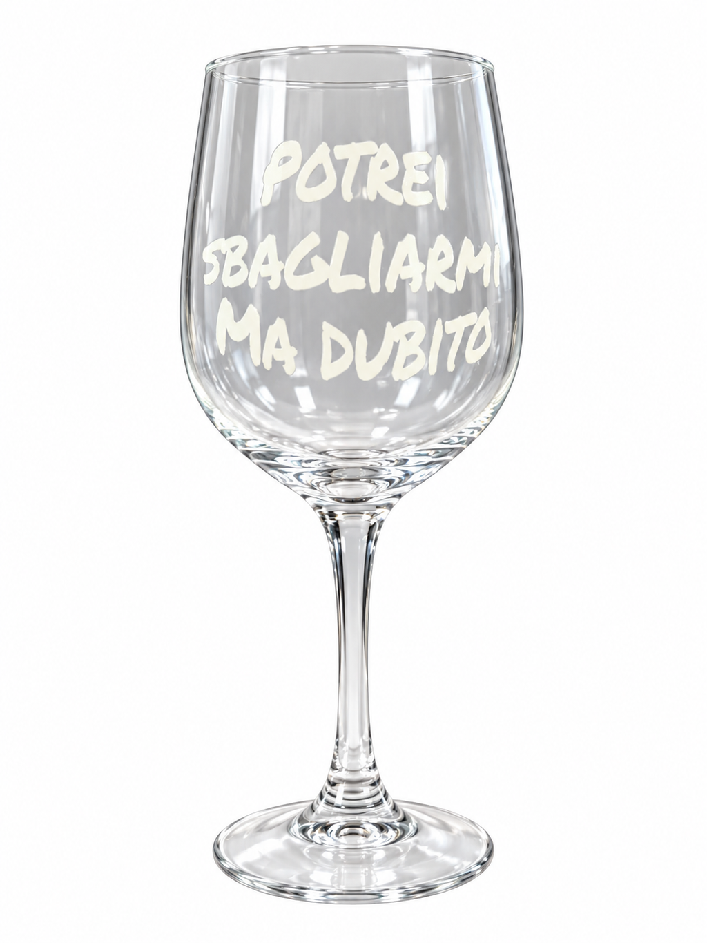 Calice “Potrei Sbagliarmi Ma Dubito”
