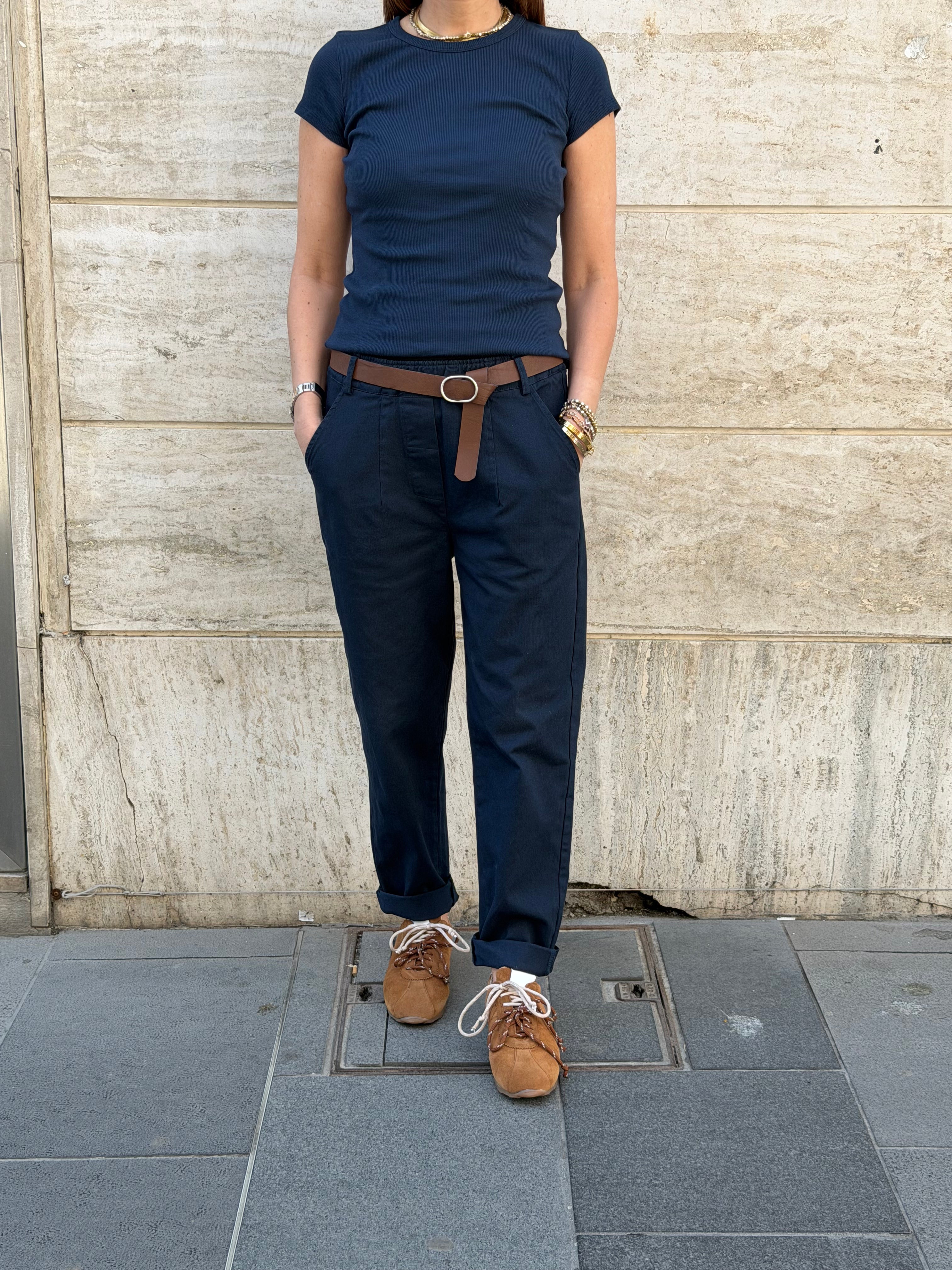 Pantalone con elastico