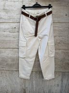 Pantalone con elastico con tasconi