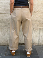 Pantalone largo+cinta.