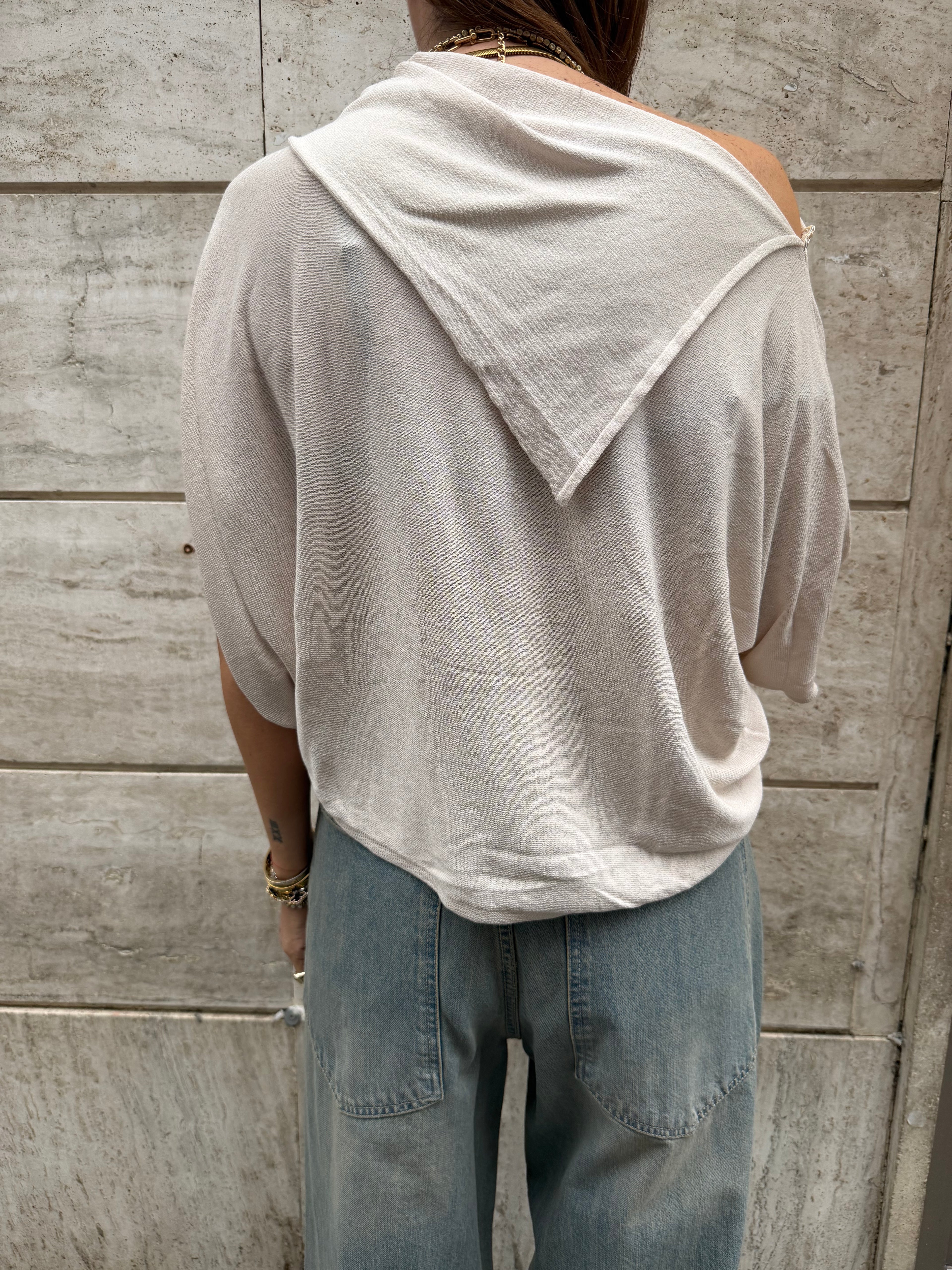 Maglia collo Sciallato Taglia Unica