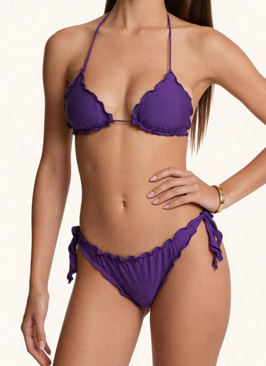 Costume Triangolo Viola - Marrone