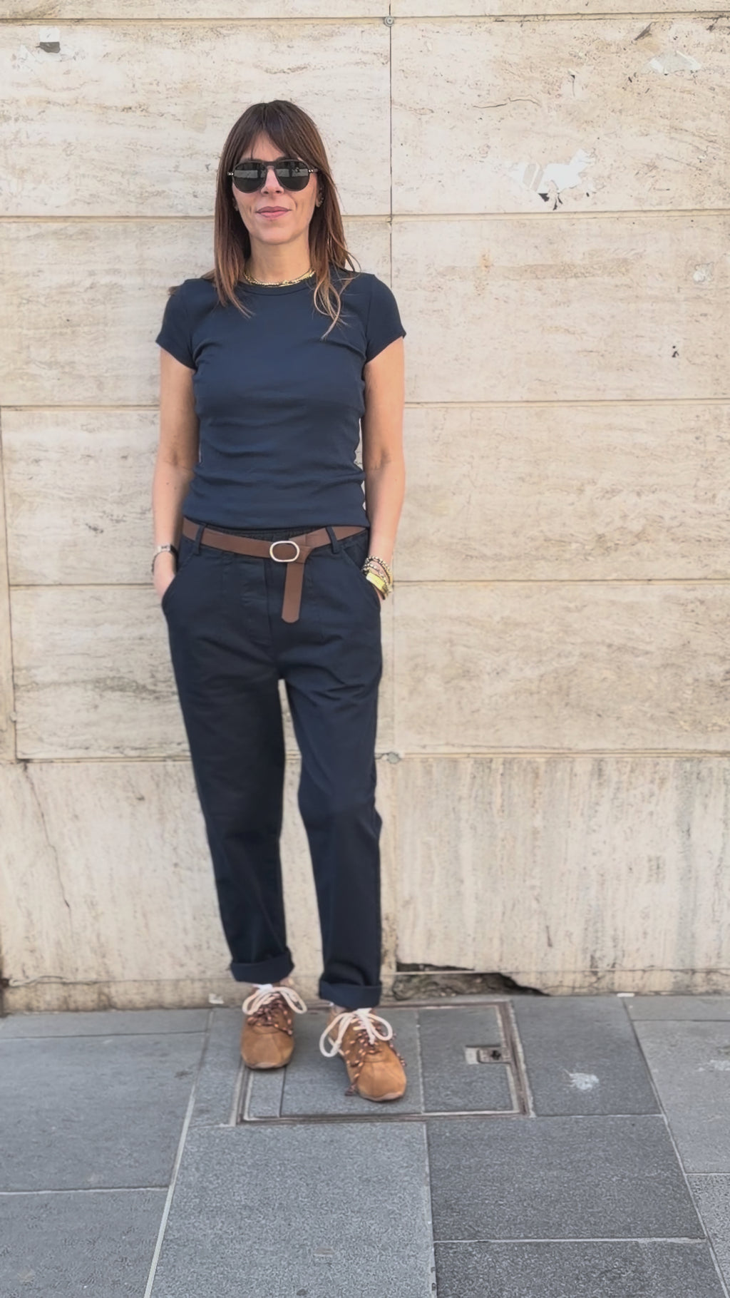 Pantalone con elastico